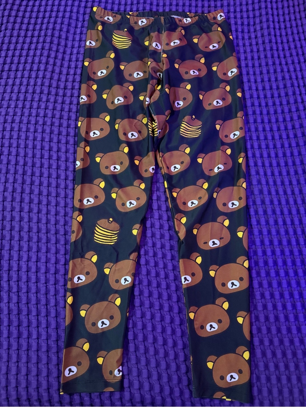 JapanLA x San-x Rilakkuma Korilakkuma bear kawaii pancake leggings size large